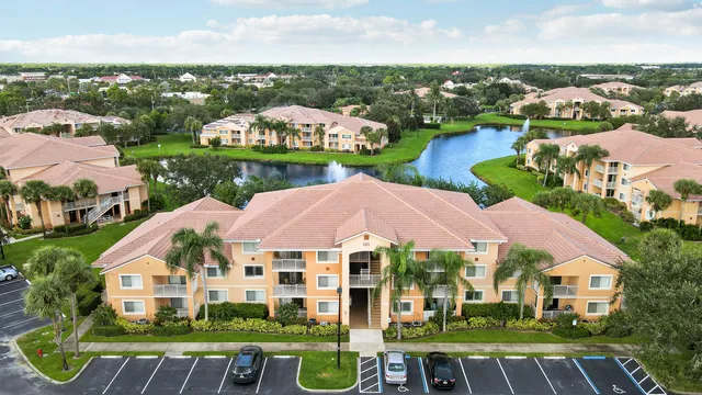 an aerial view of multiple houses