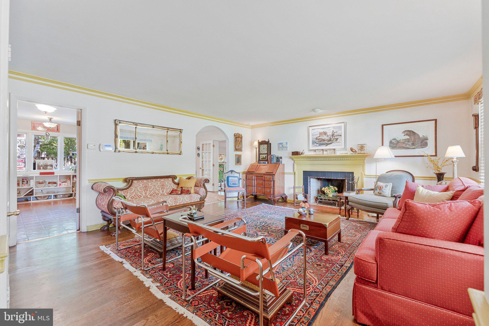 Main level living room - from front door