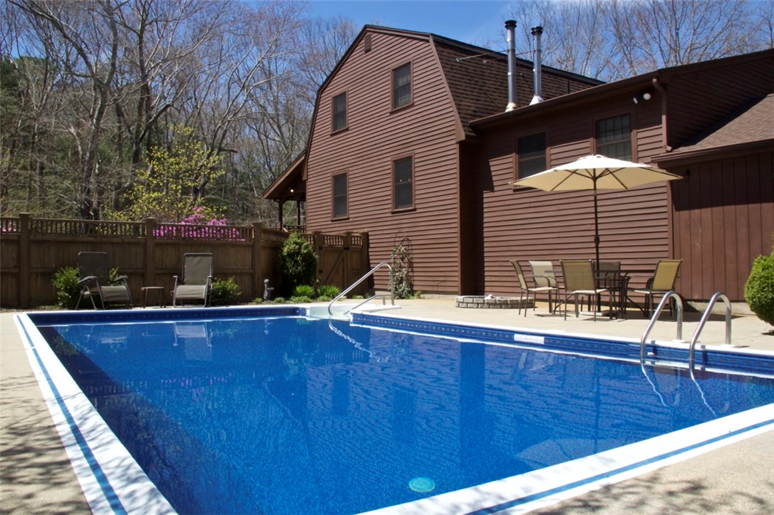 291 Widow Sweets Road Exeter, RI 02822 - Photo 22 of 27 Custom cedar fence for the pool area