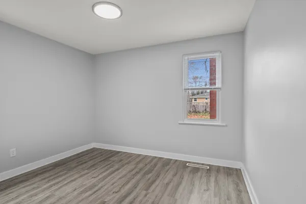 wooden floor in an empty room