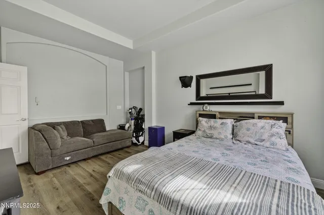 a view of a lake with a mountain in the background