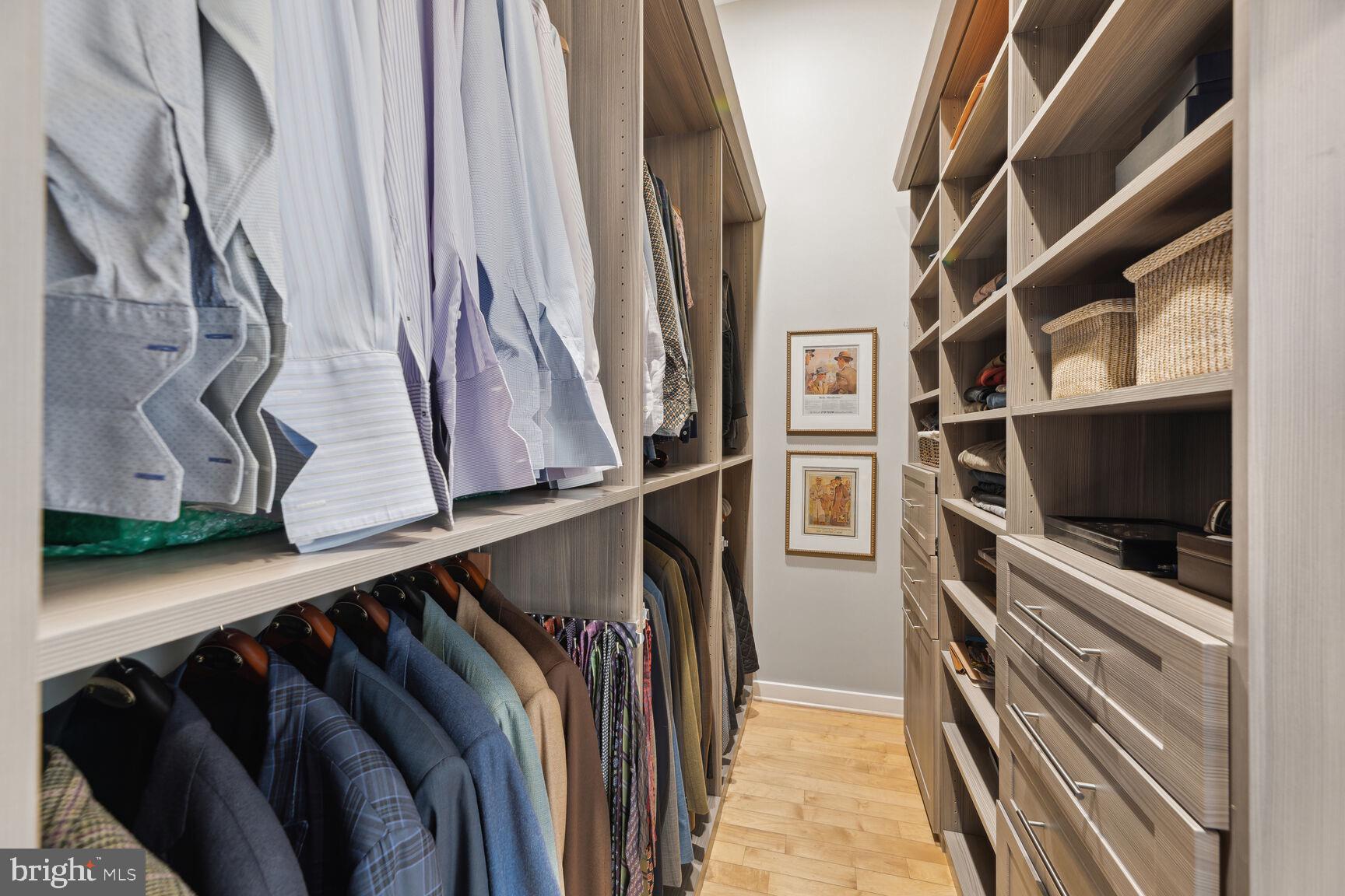 436 M Street Northwest, Unit 5 Washington, DC 20001 - Photo 11 of 30 Primary Bedroom Custom Walk-In Closet