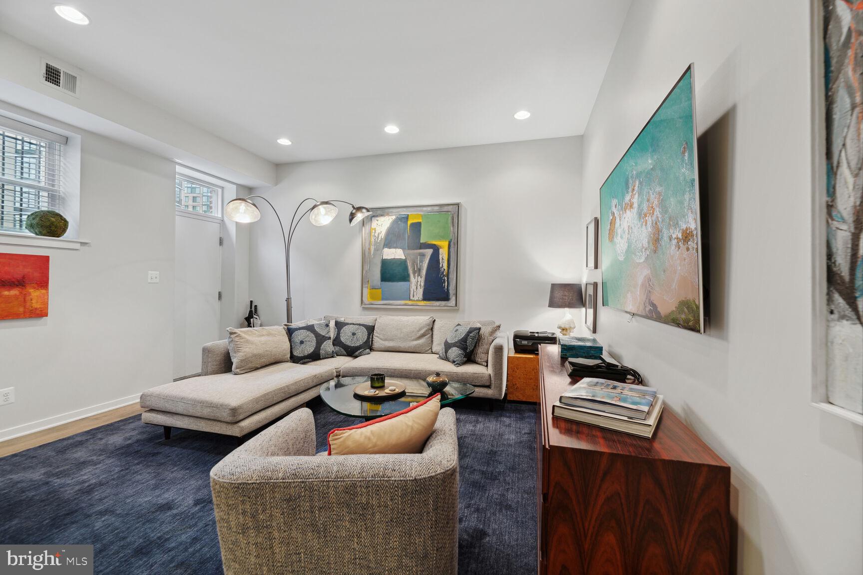 436 M Street Northwest, Unit 5 Washington, DC 20001 - Photo 18 of 30 Lower Level Family Room