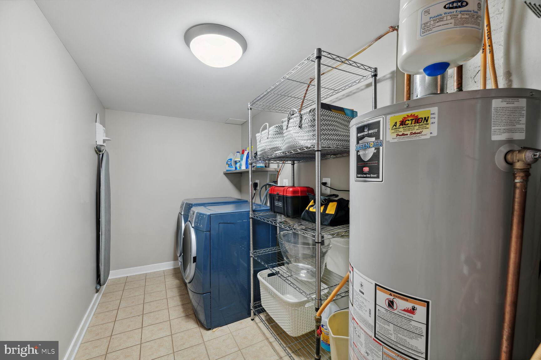 436 M Street Northwest, Unit 5 Washington, DC 20001 - Photo 21 of 30 Laundry Room with Side-by-Side Washer/Dryer