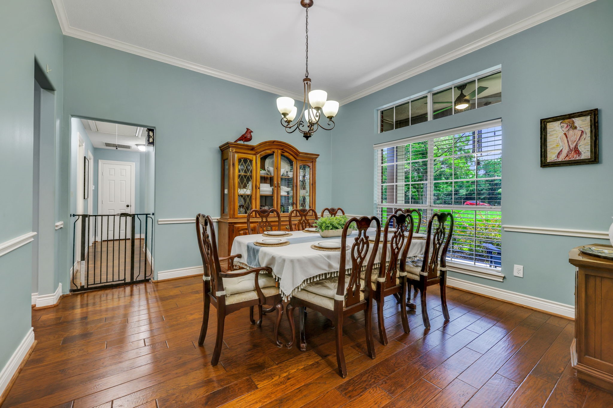 19407 Pine Tree Lane Waller, TX 77484 - Photo 12 of 39 a view of a dining room with furniture window and wooden floor