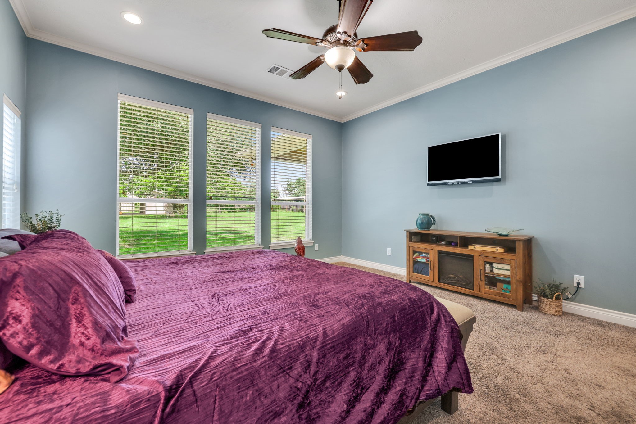 19407 Pine Tree Lane Waller, TX 77484 - Photo 39 of 39 a bedroom with a bed and a television