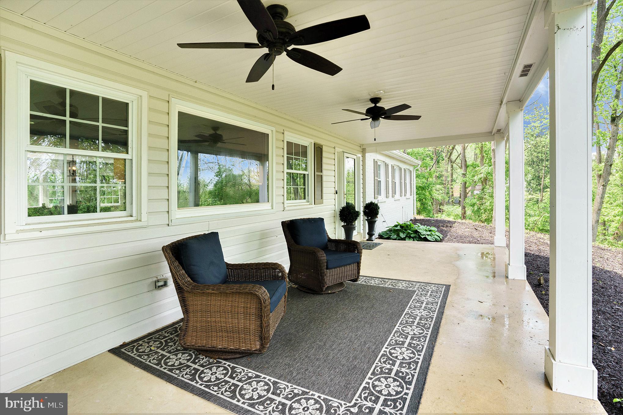 1903 Brintons Bridge Road West Chester, PA 19382 - Photo 3 of 37 Beautiful Covered Porch overlooking Stream