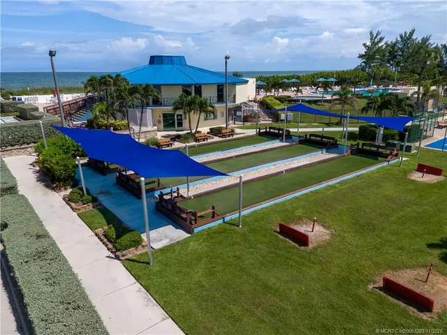 a view of an outdoor space yard patio swimming pool and outdoor seating