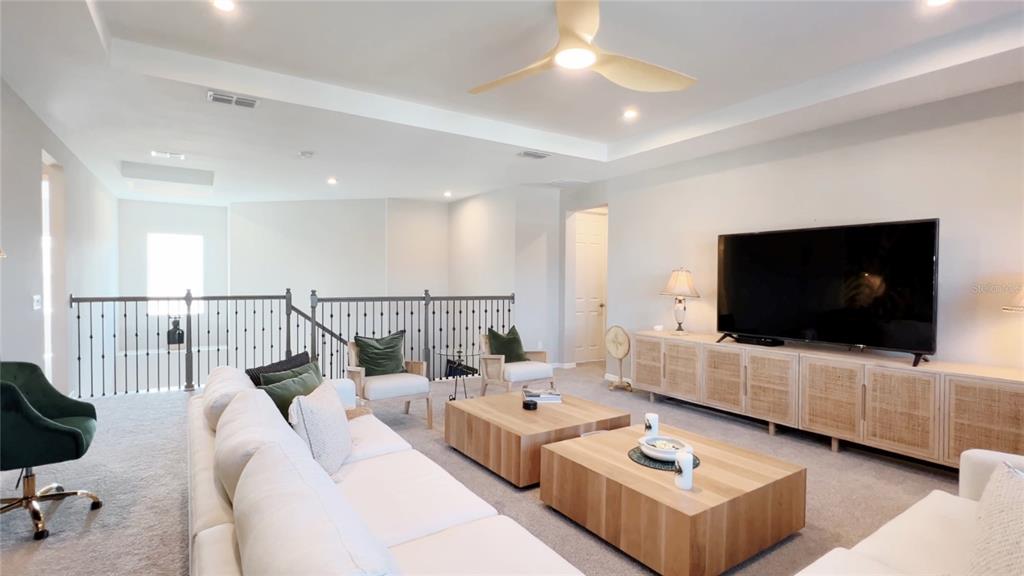 3383 Current Avenue Clermont, FL 34711 - Photo 23 of 53 a living room with furniture and a flat screen tv