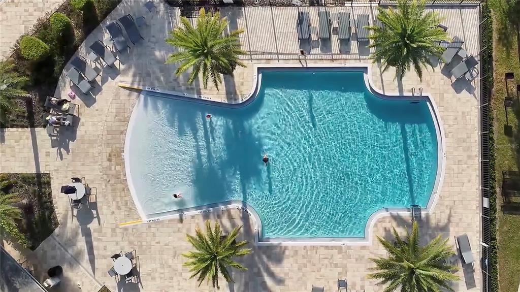3383 Current Avenue Clermont, FL 34711 - Photo 49 of 53 a view of swimming pool with a patio and plants