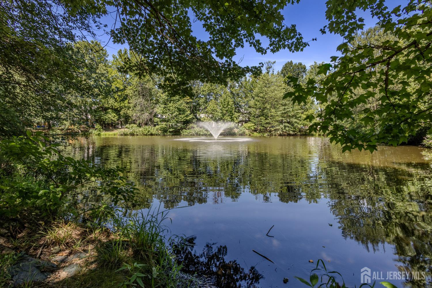 334 Constitution Circle North Brunswick, NJ 08902 - Photo 38 of 42 a view of a lake with a garden
