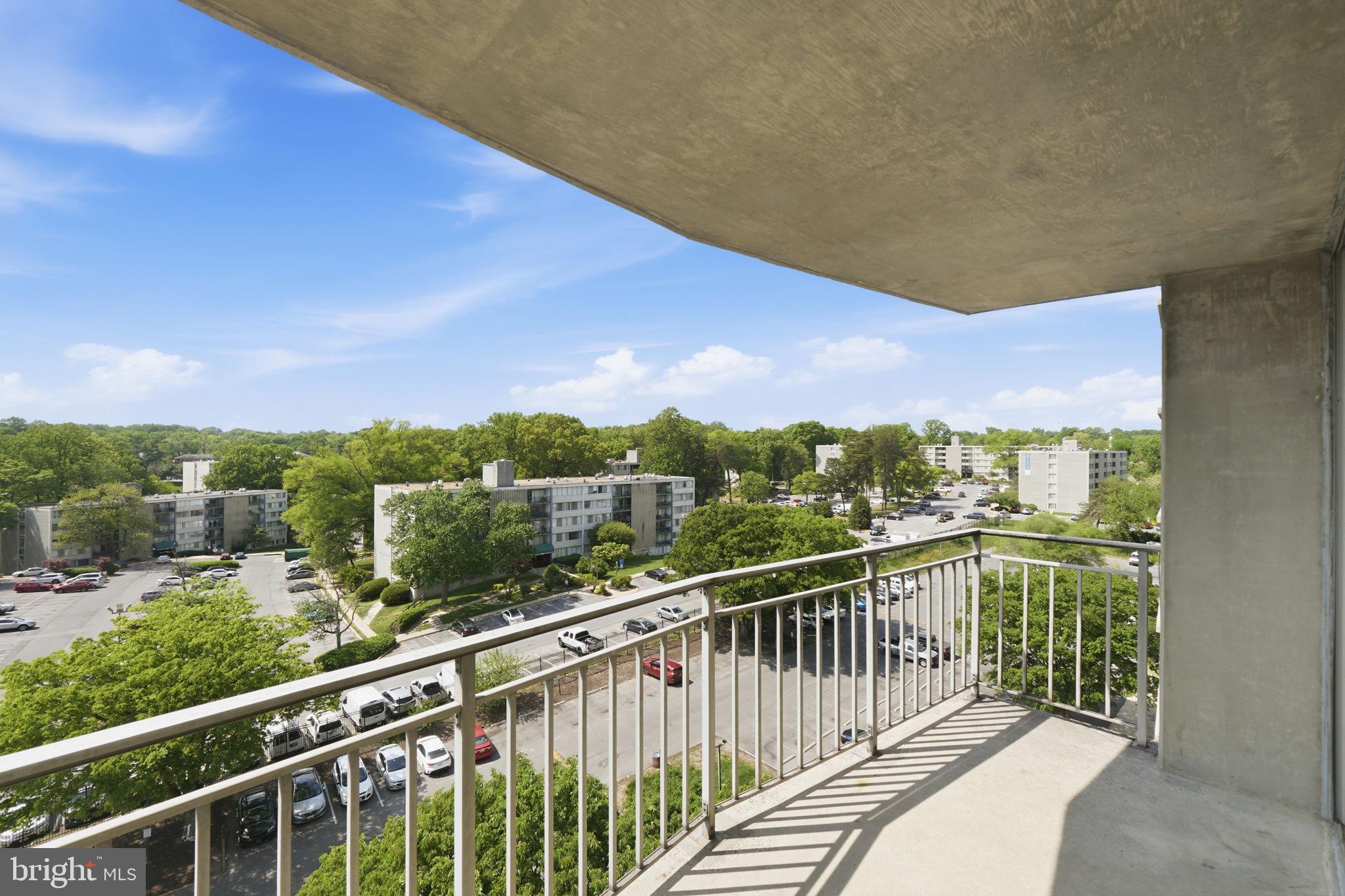 1836 Metzerott Road, Unit 904 Hyattsville, MD 20783 - Photo 18 of 37 a view of a city from a balcony