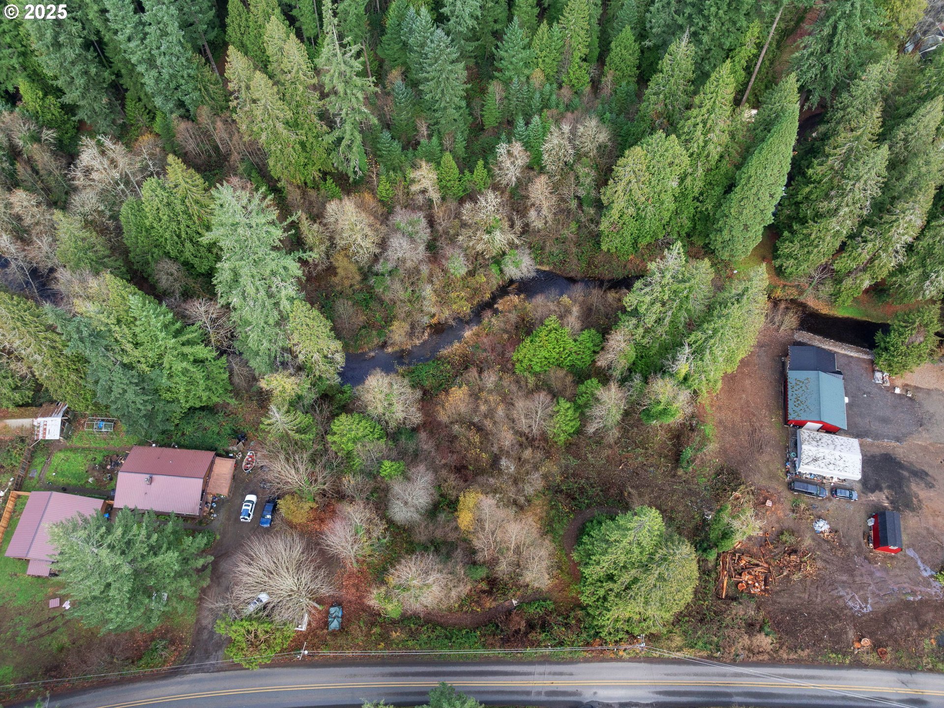 Coalman Road Sandy, OR 97055 - Photo 23 of 23 an aerial view of a house with yard and outdoor seating
