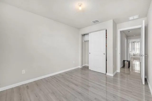 wooden floor in an empty room