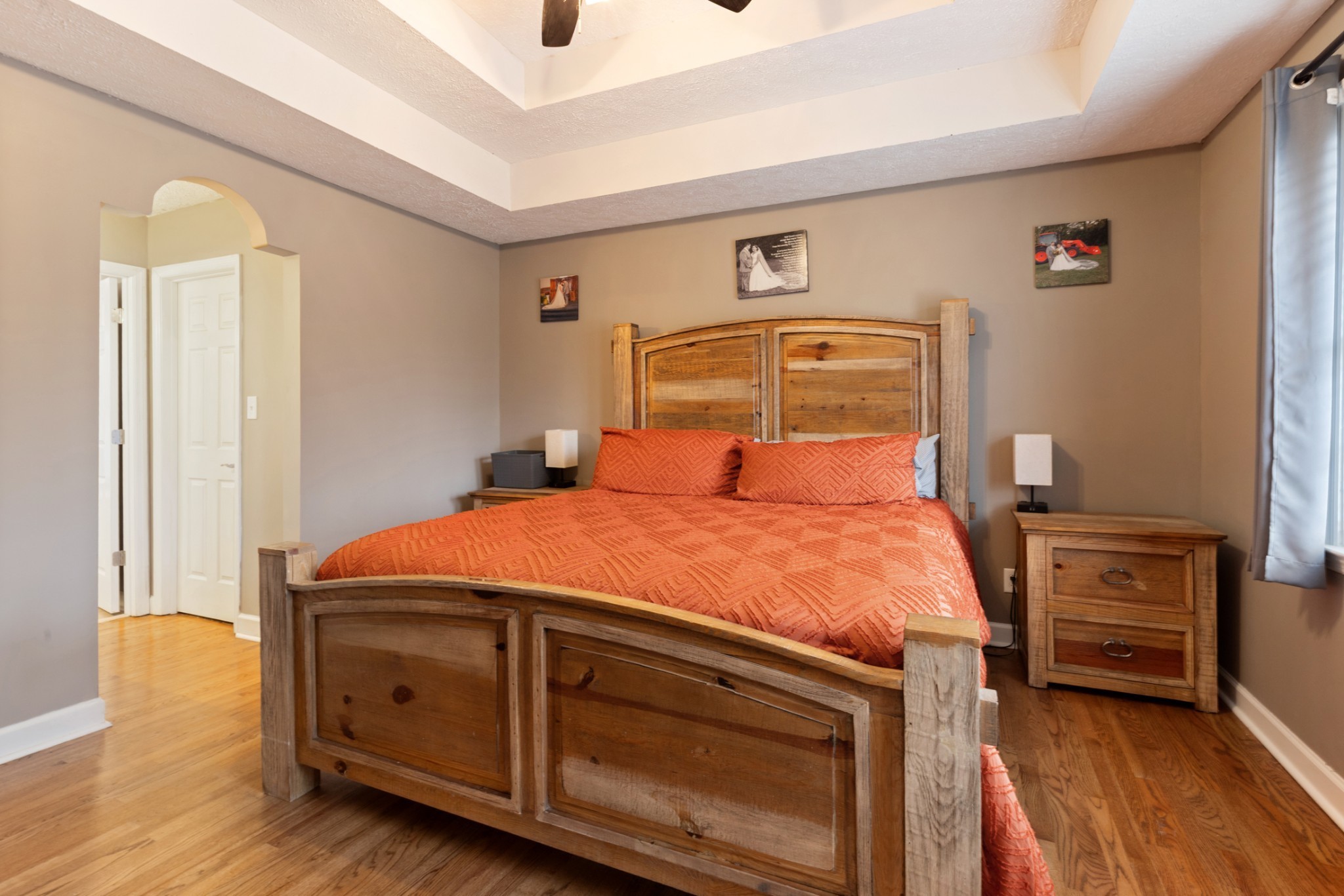 2323 Nubbin Ridge Road Dickson, TN 37055 - Photo 25 of 51 a bedroom with a bed and wooden floor