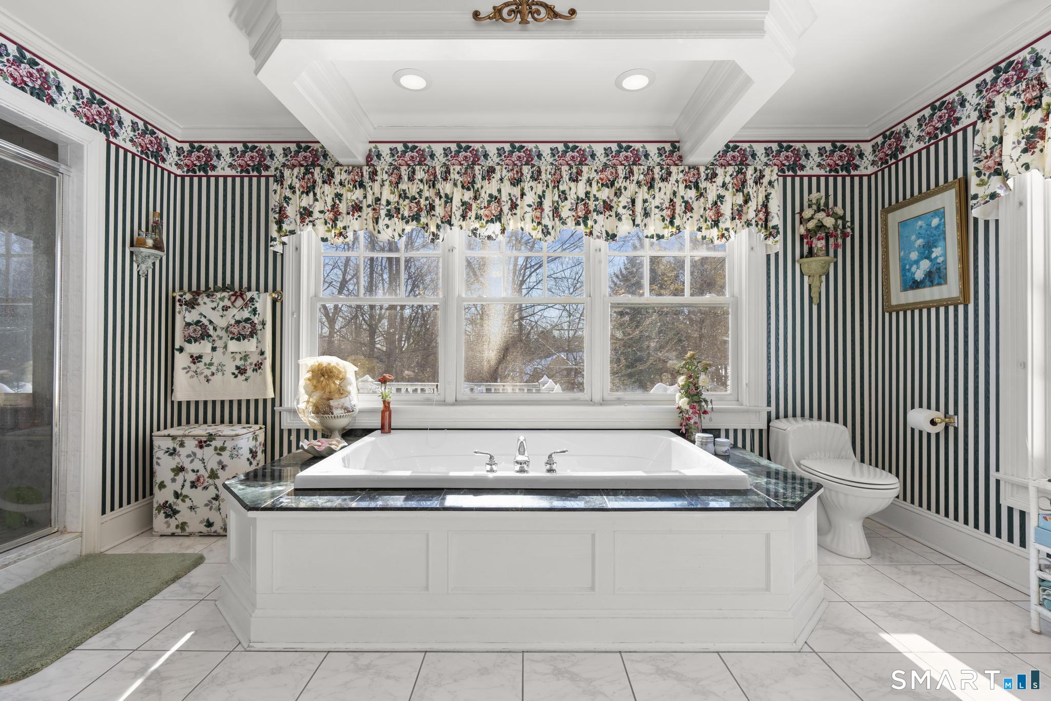 9 Perkins Road Woodbridge, CT 06525 - Photo 27 of 38 Primary bedroom en suite bathroom