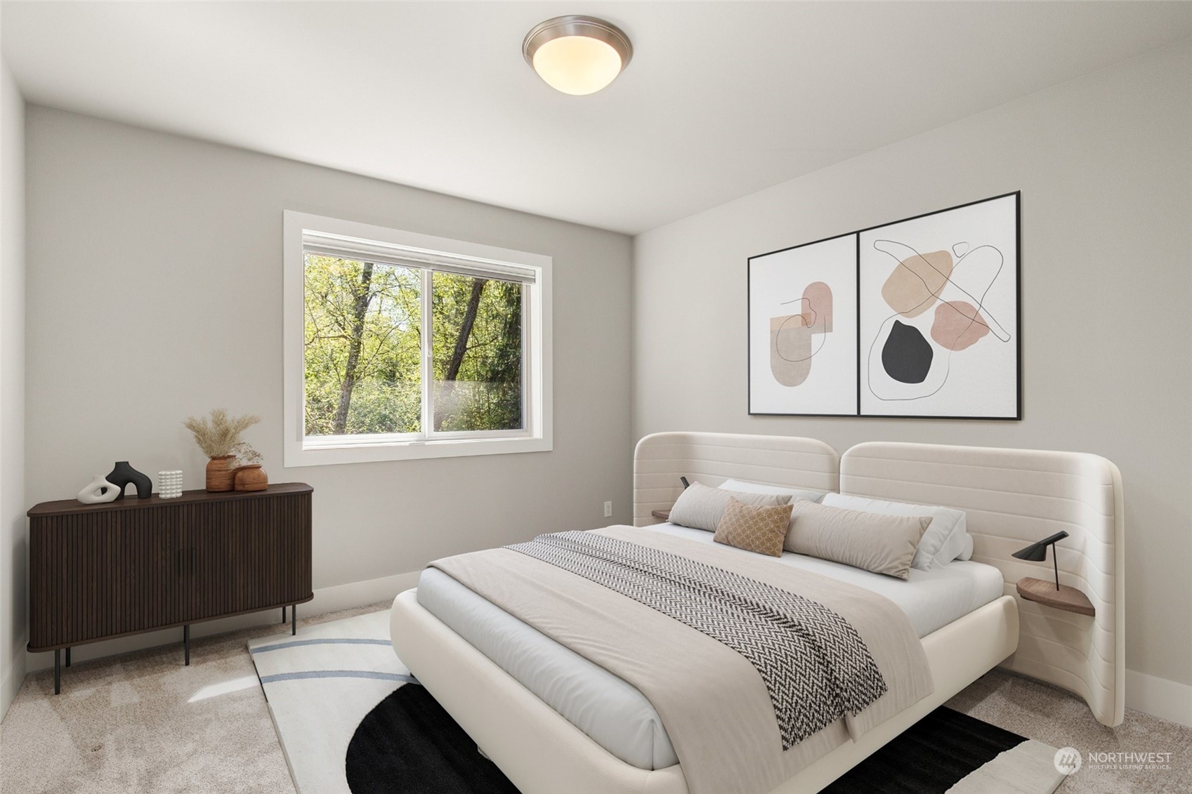 23319 15th Avenue Southeast Bothell, WA 98021 - Photo 25 of 40 a bedroom with a bed and a window