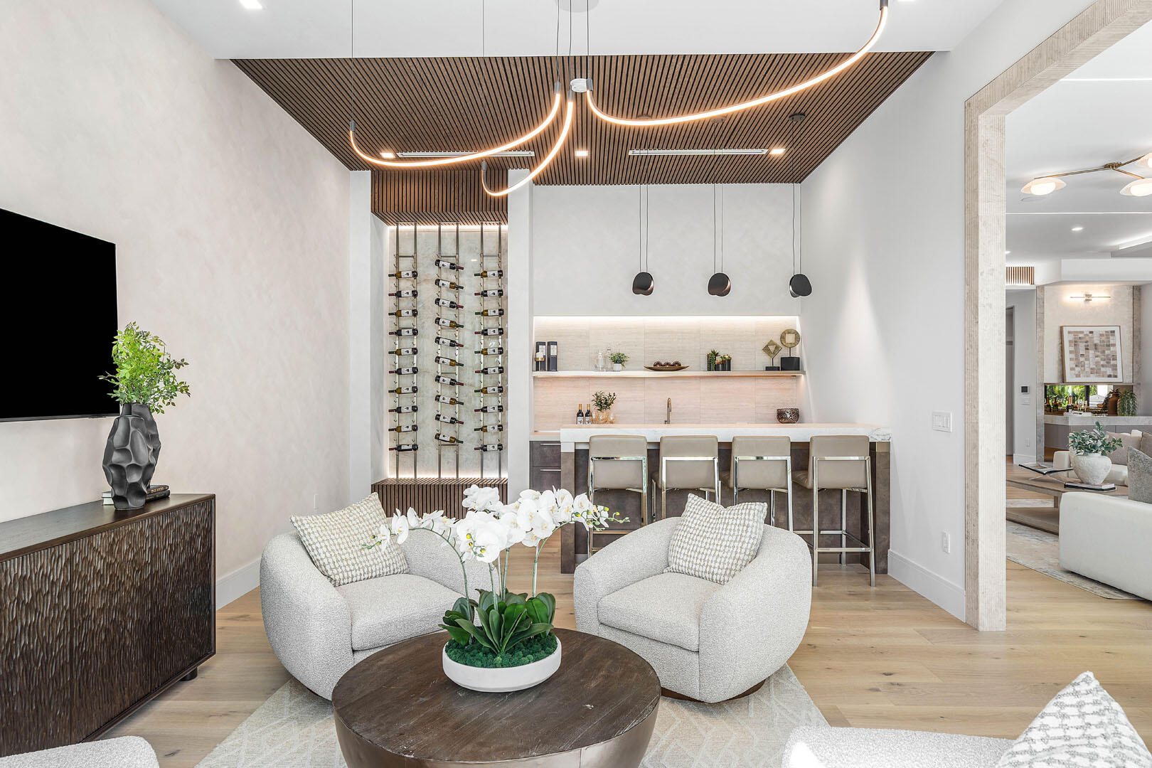 2240 Date Palm Road Boca Raton, FL 33432 - Photo 33 of 89 a living room with furniture and a potted plant