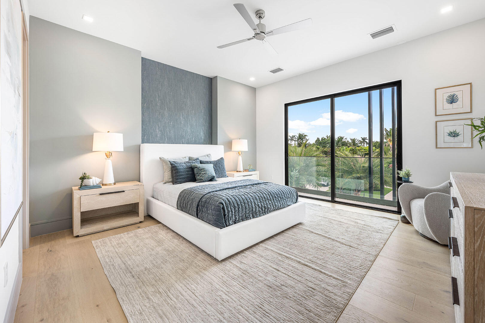 2240 Date Palm Road Boca Raton, FL 33432 - Photo 70 of 89 a bedroom with a large bed and a large window