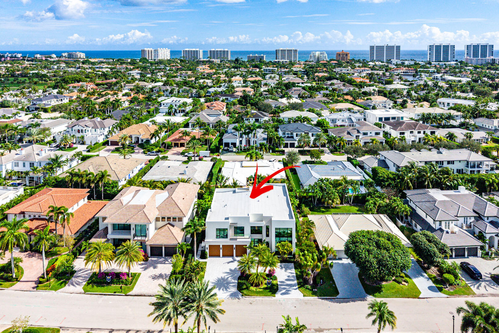 2240 Date Palm Road Boca Raton, FL 33432 - Photo 87 of 89 an aerial view of residential houses with outdoor space