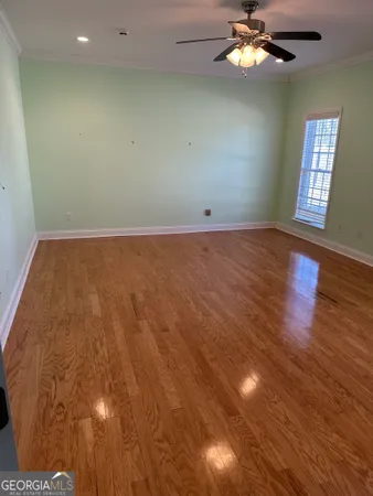 wooden floor in an empty room