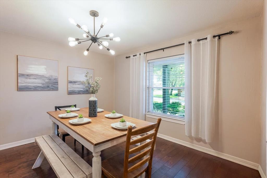 1507 Greenbrier Drive Sherman, TX 75092 - Photo 5 of 27 a view of a dining room with furniture window and wooden floor