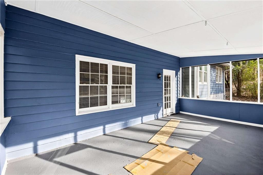 1075 Forest Heights Road Stone Mountain, GA 30083 - Photo 34 of 42 a view of an outdoor space with porch