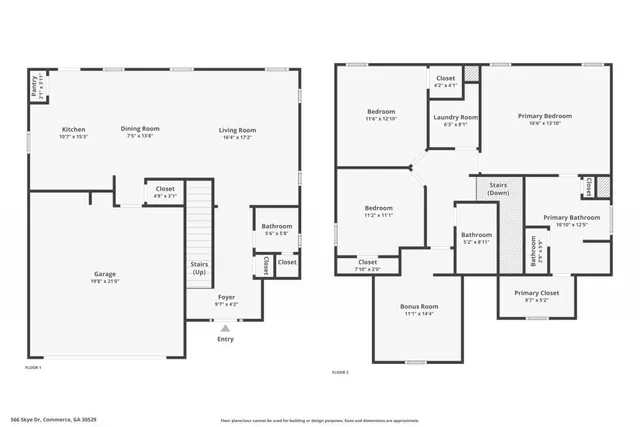 $2,250 | 566 Skye Drive, Commerce, GA 30529