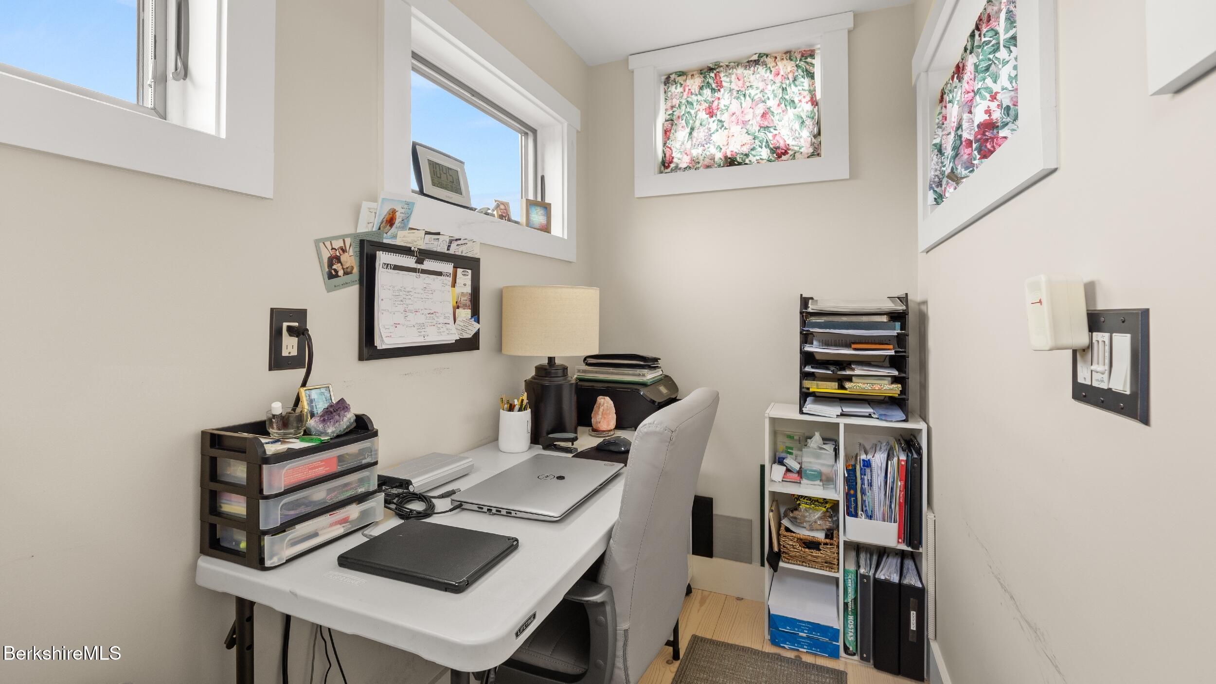 24 Baldwin Hill Road East Egremont, MA 01230 - Photo 29 of 47 a view of a workspace with furniture and wooden floor