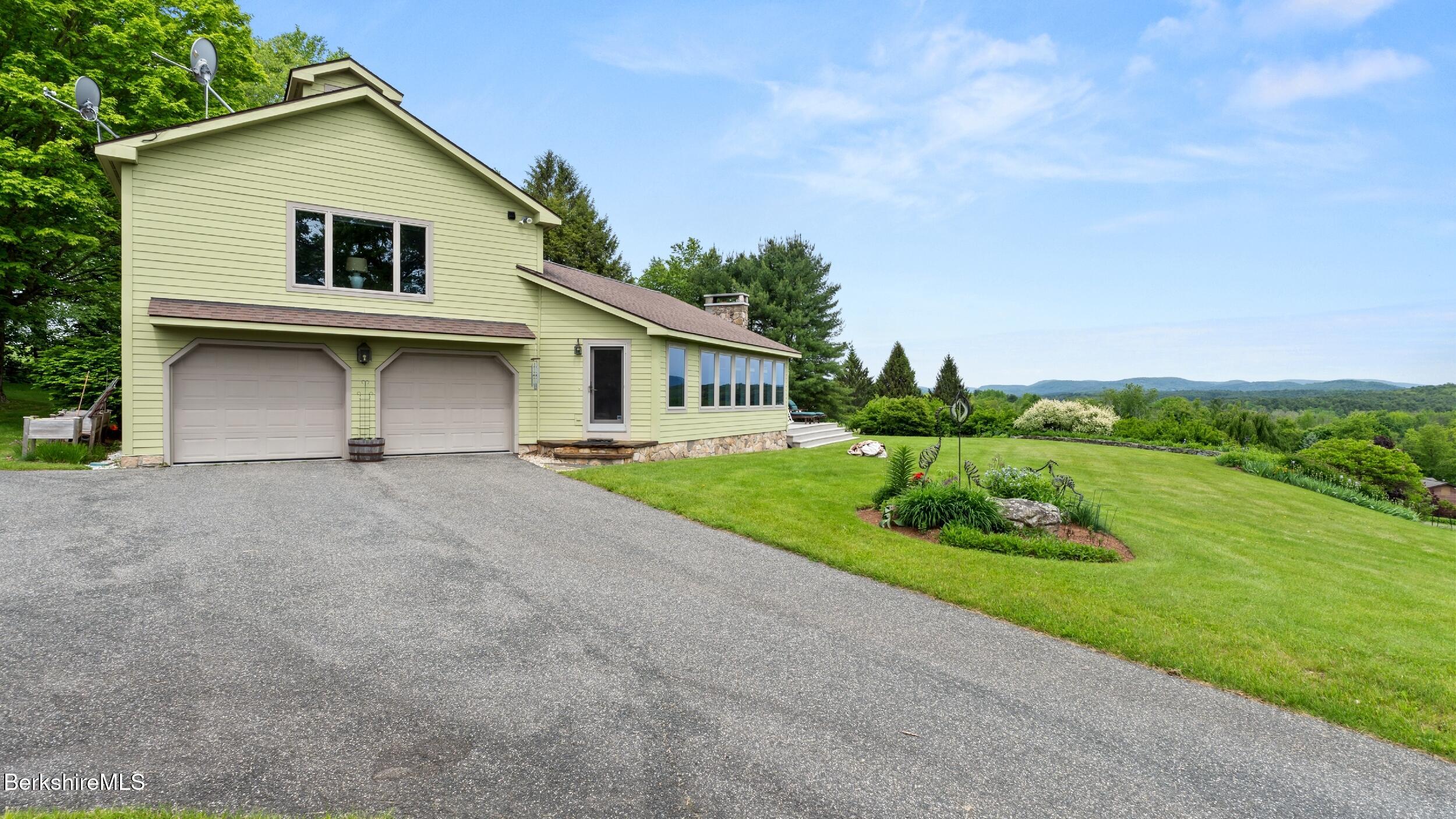 24 Baldwin Hill Road East Egremont, MA 01230 - Photo 47 of 47 a front view of house with yard and green space