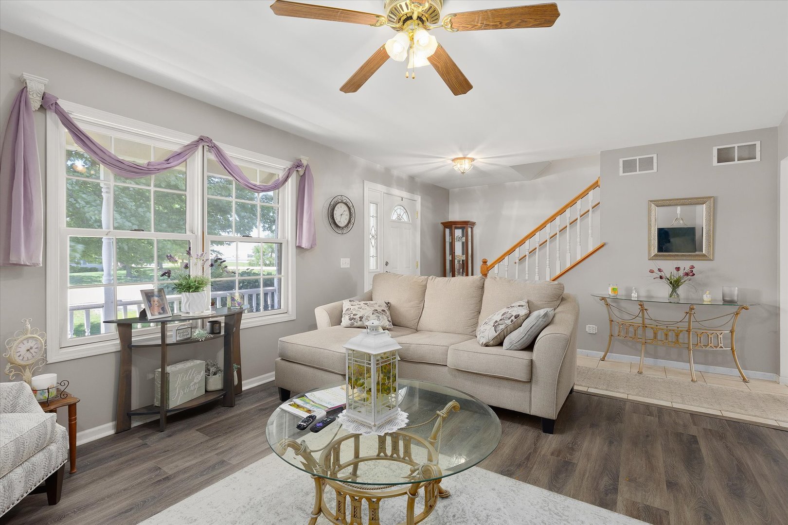 2697 Creekside Lane Morris, IL 60450 - Photo 7 of 31 a living room with furniture and a large window