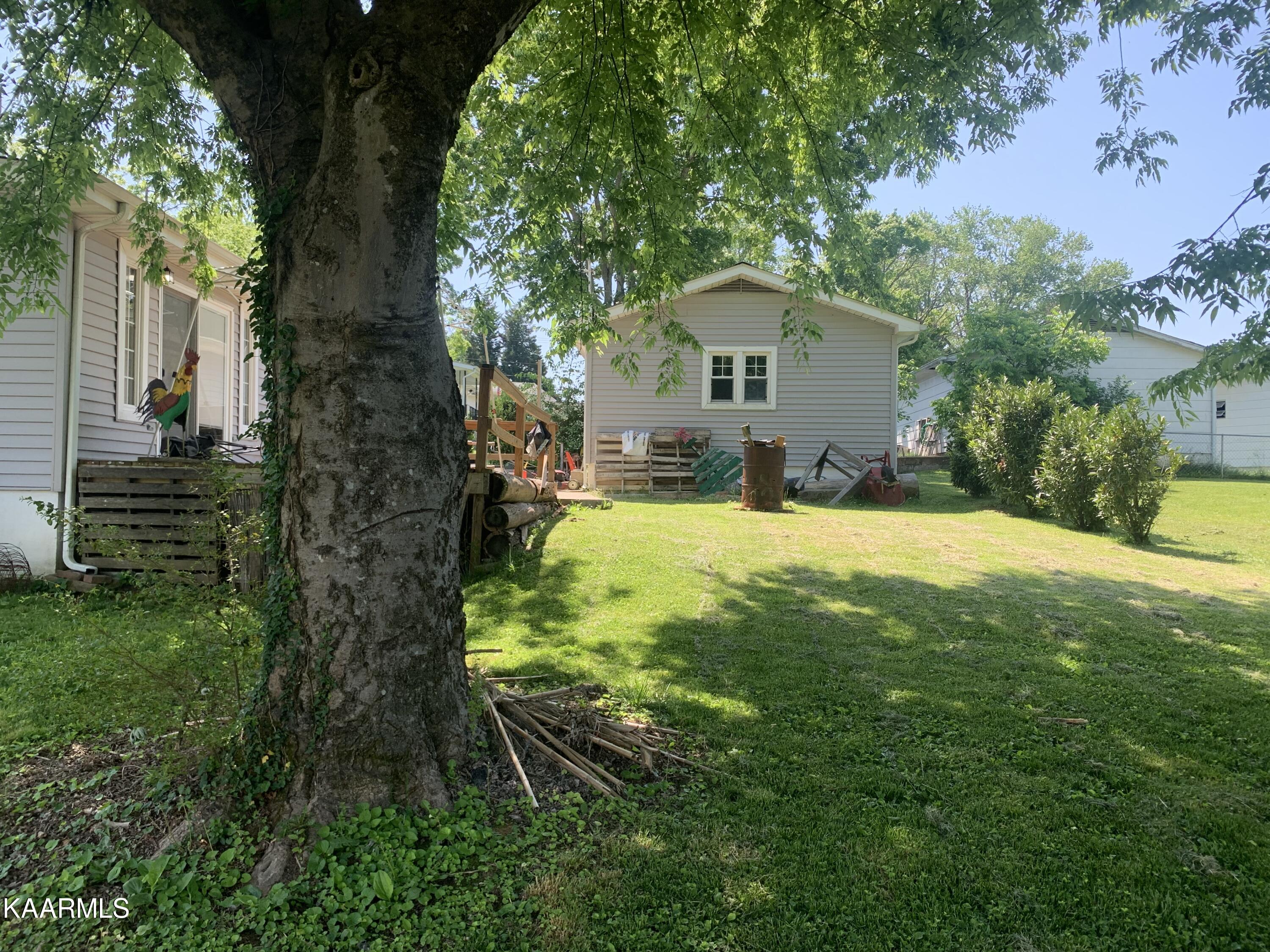 108 Parker Road Oak Ridge, TN 37830 - Photo 8 of 20 Back yard and workshop