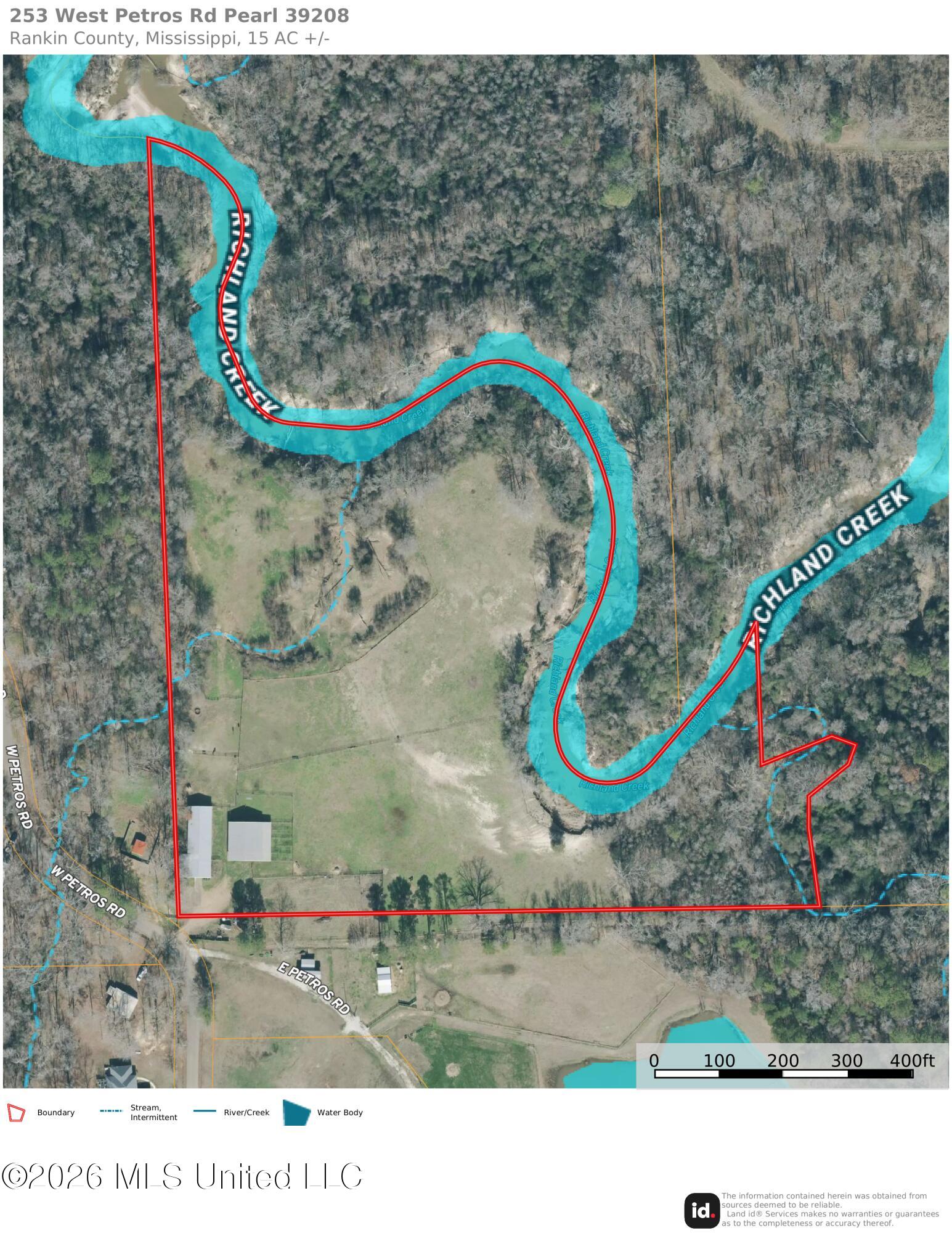 253 West Petros Road Pearl, MS 39208 - Photo 5 of 47 Land ID Map