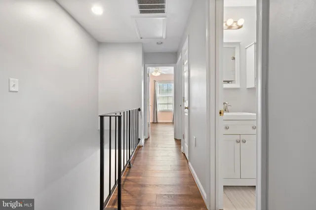 wooden floor in a gallery