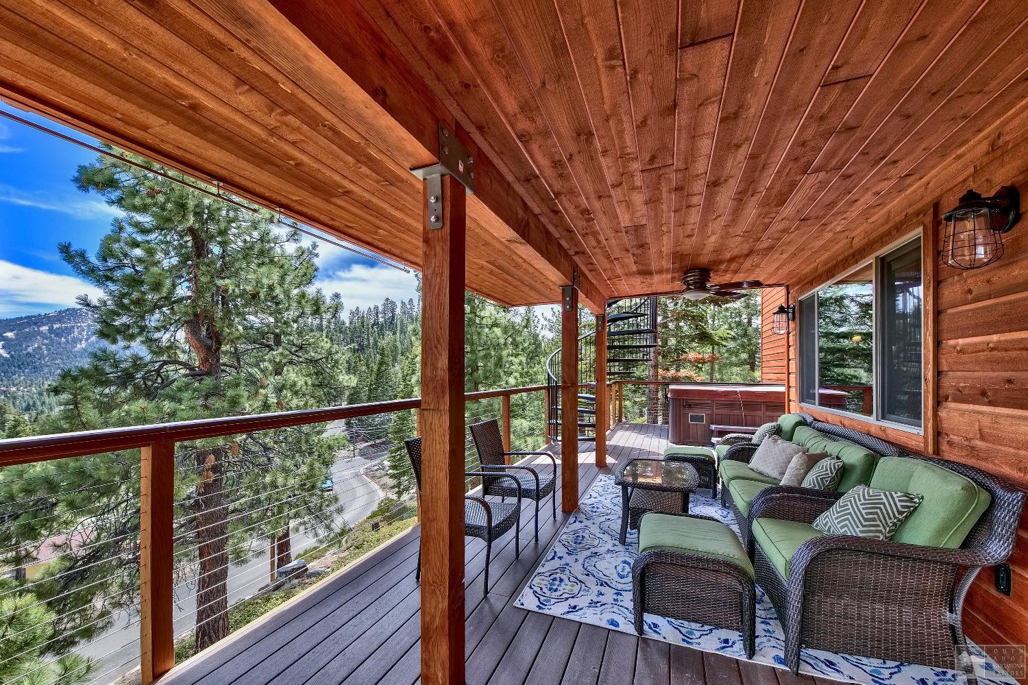 416 Maryanne Drive Stateline, NV 89449 - Photo 28 of 32 a outdoor living space with furniture and garden view