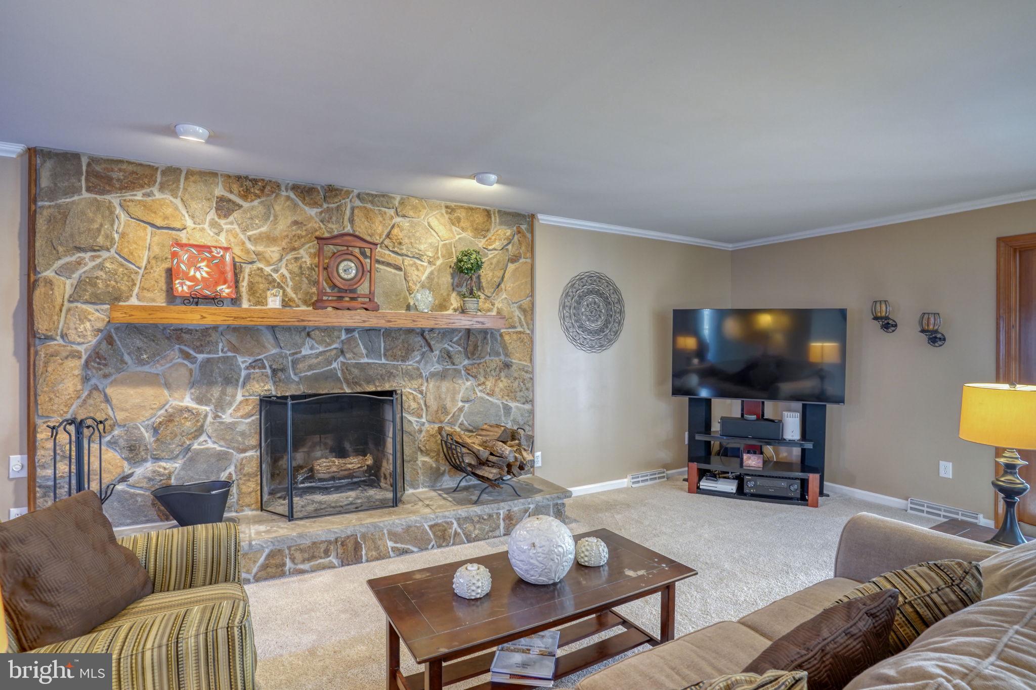 108 Burning Tree Road Dover, DE 19904 - Photo 20 of 70 a living room with furniture and a fireplace