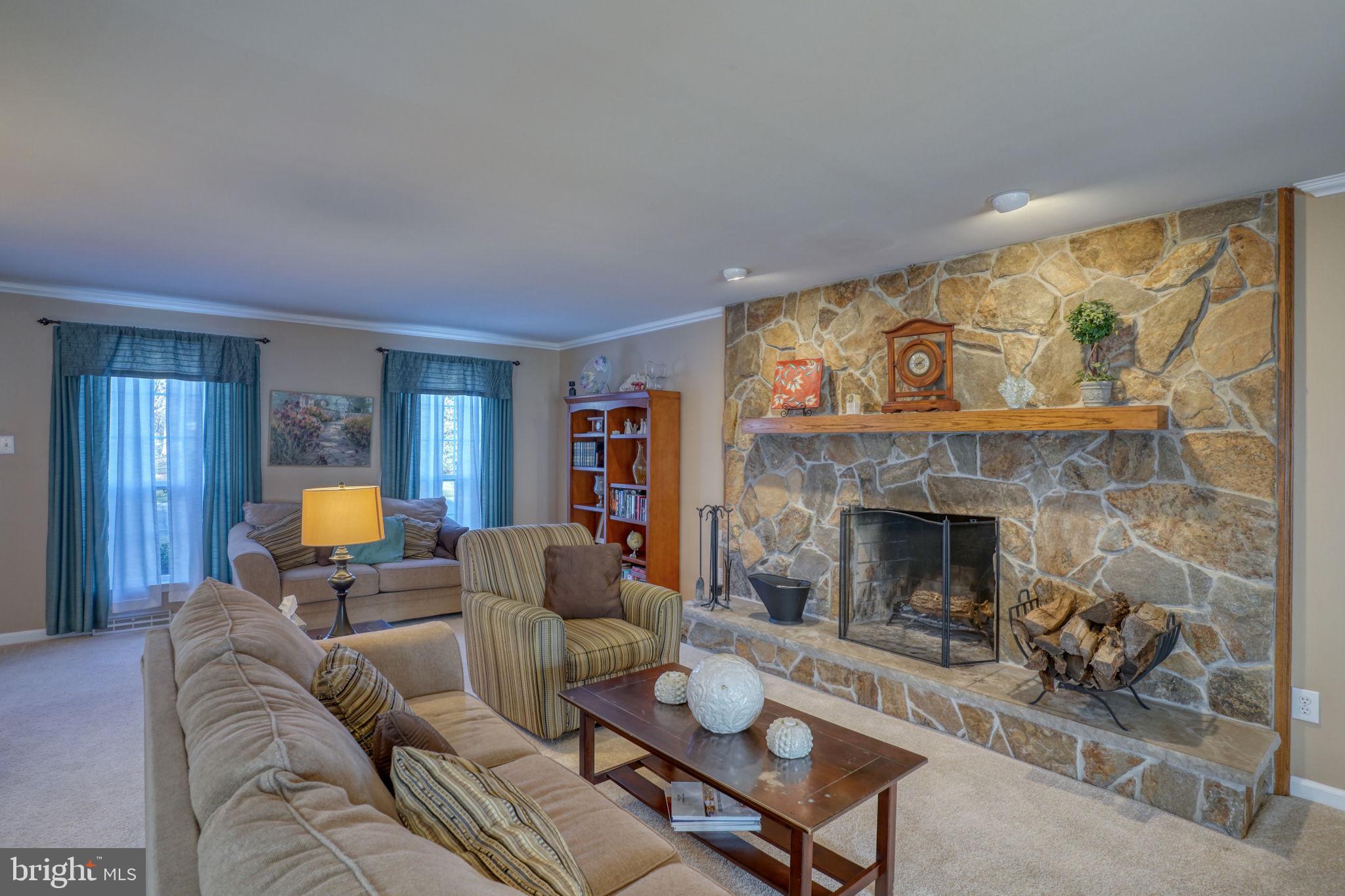 108 Burning Tree Road Dover, DE 19904 - Photo 24 of 70 a living room with furniture and a fireplace