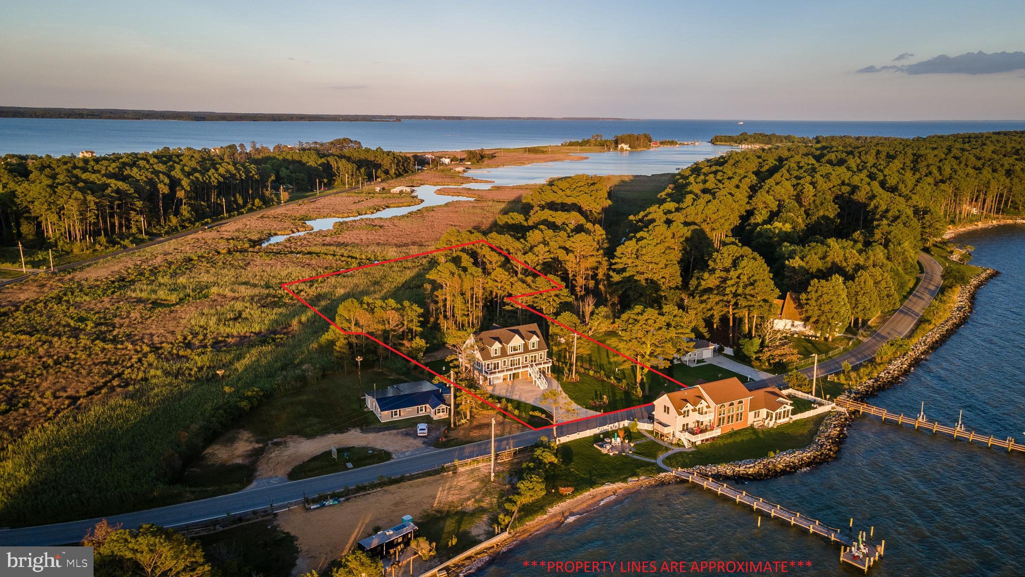 16394 Thomas Road Piney Point, MD 20674 - Photo 2 of 53 an aerial view of residential houses with outdoor space