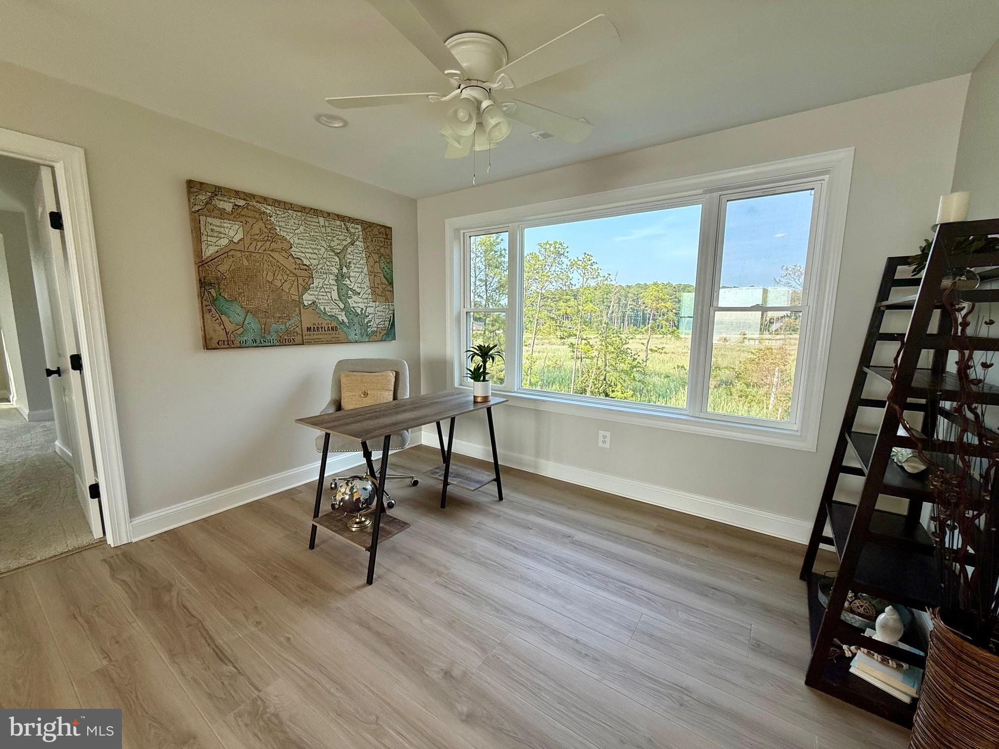 16394 Thomas Road Piney Point, MD 20674 - Photo 35 of 53 a workspace with wooden floor