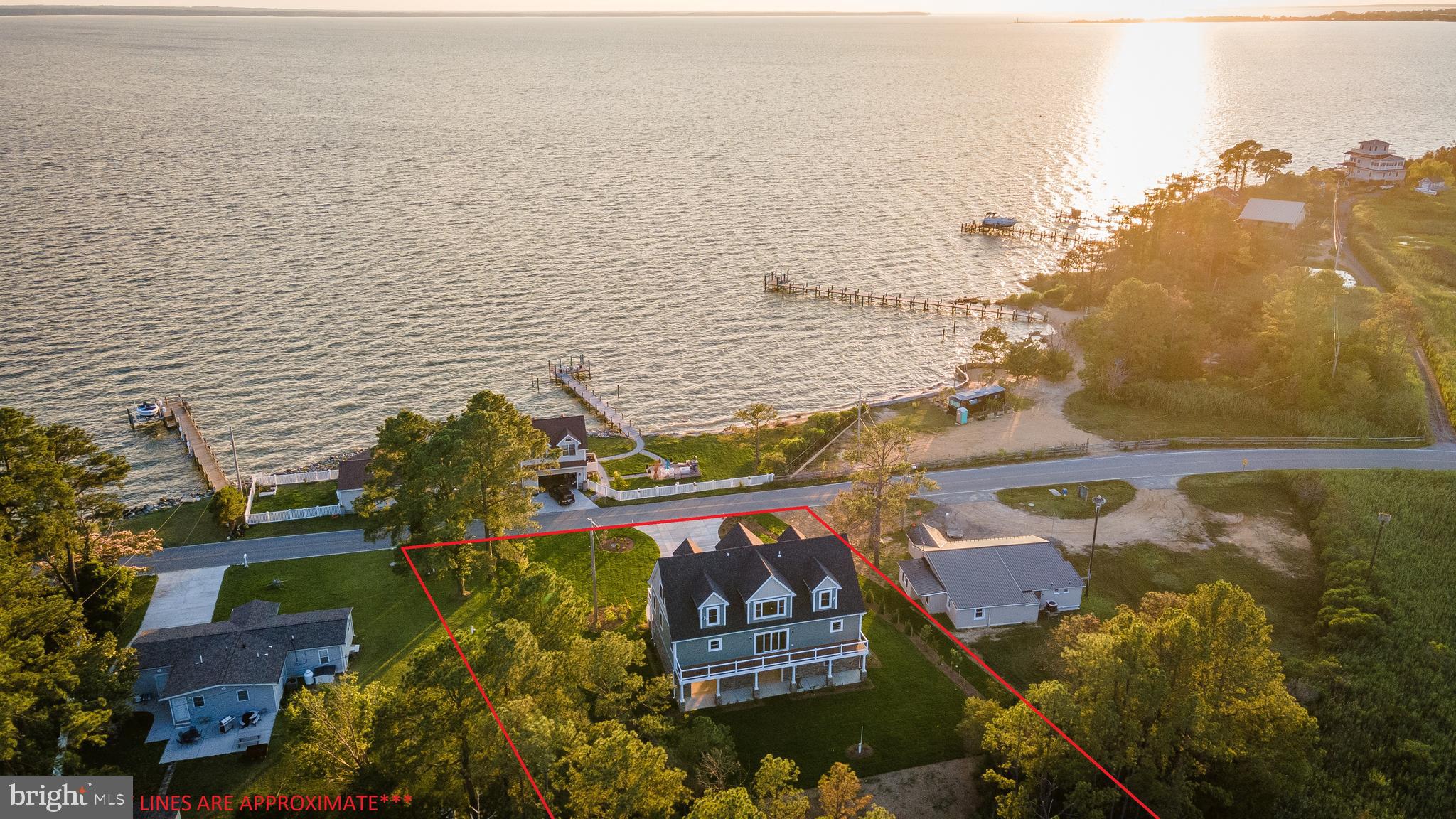 16394 Thomas Road Piney Point, MD 20674 - Photo 52 of 53 a view of an ocean from a balcony