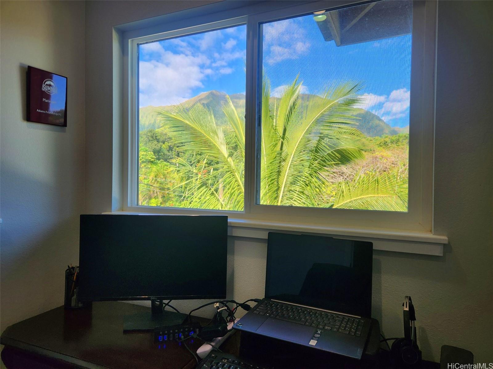47-285 Waihee Road, Unit D Kaneohe, HI 96744 - Photo 17 of 25 a view of a workspace with furniture