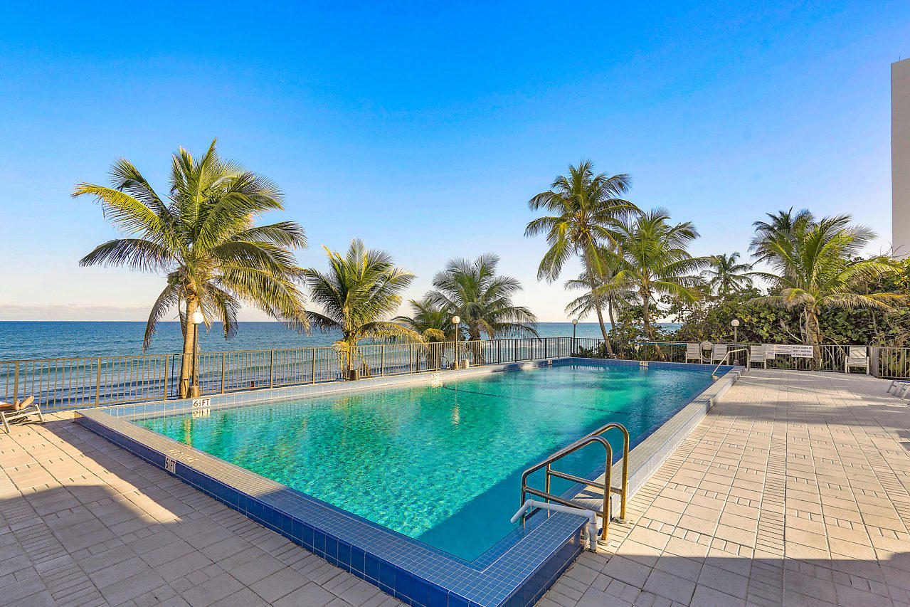 2066 North Ocean Boulevard, Unit 5NE Boca Raton, FL 33431 - Photo 31 of 51 community pool close up