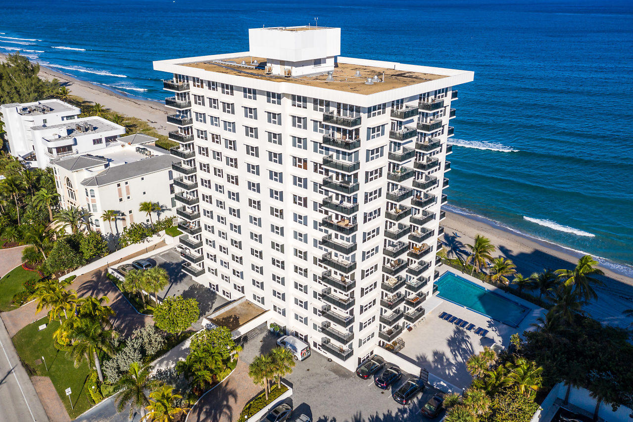 2066 North Ocean Boulevard, Unit 5NE Boca Raton, FL 33431 - Photo 33 of 51 SW Bldg aerial