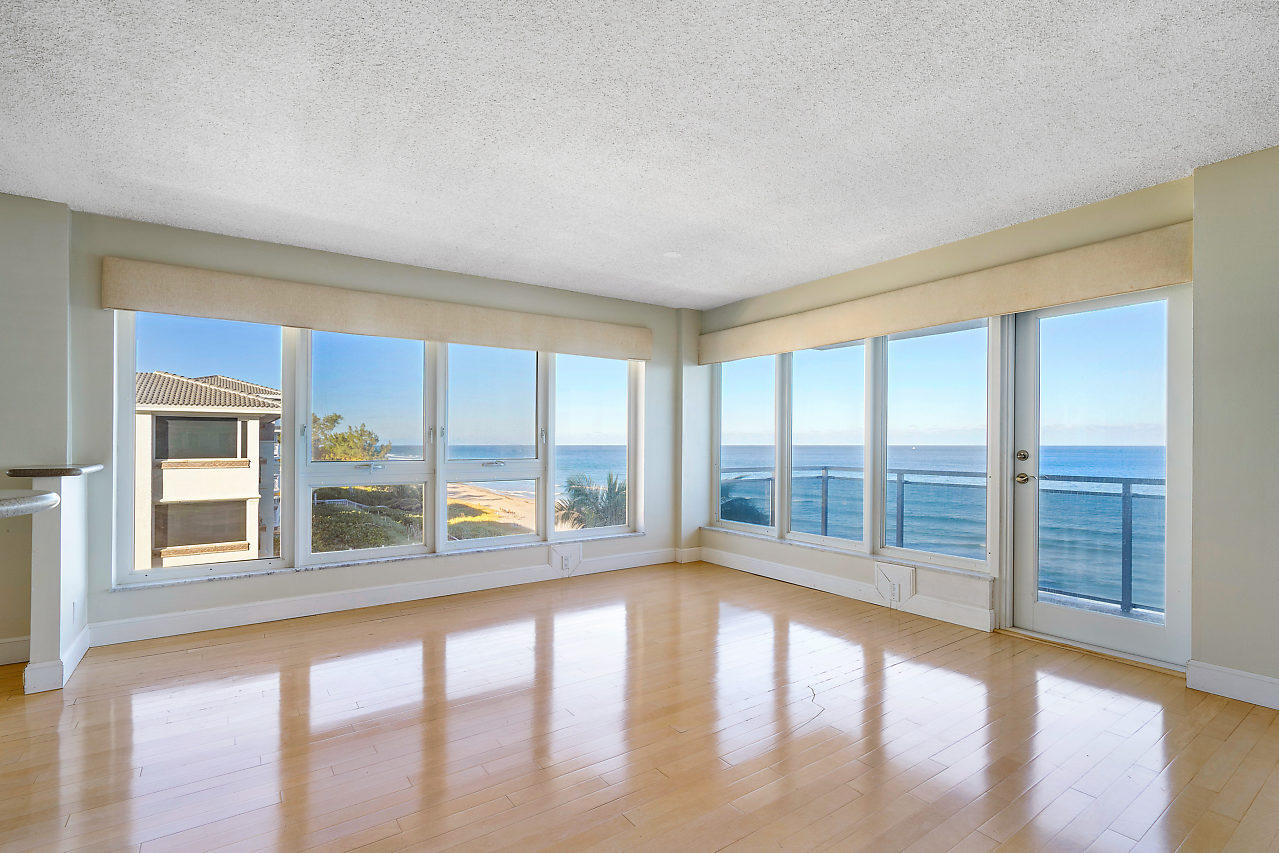 2066 North Ocean Boulevard, Unit 5NE Boca Raton, FL 33431 - Photo 9 of 51 NE living view