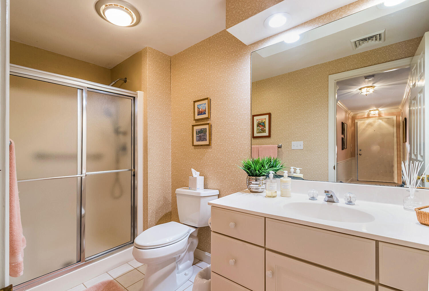 39 Tower Hill Road, Unit 4C Osterville, MA 02655 - Photo 20 of 23 a bathroom with a sink toilet and shower