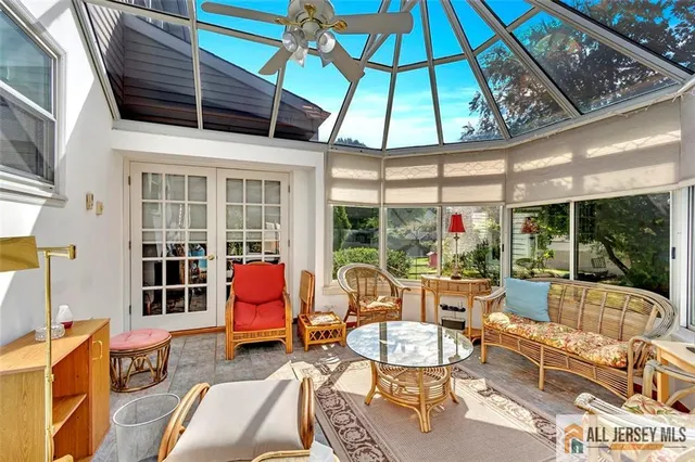 a outdoor living with furniture