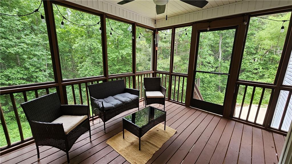 147 Oliver Drive Dallas, GA 30132 - Photo 21 of 55 a balcony with wooden floor