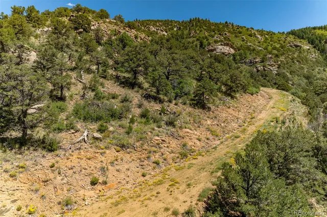 a view of a lake with a mountain