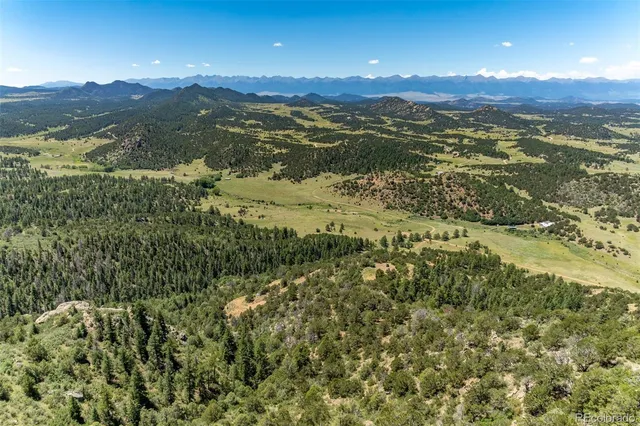 a view of a snow in the yard