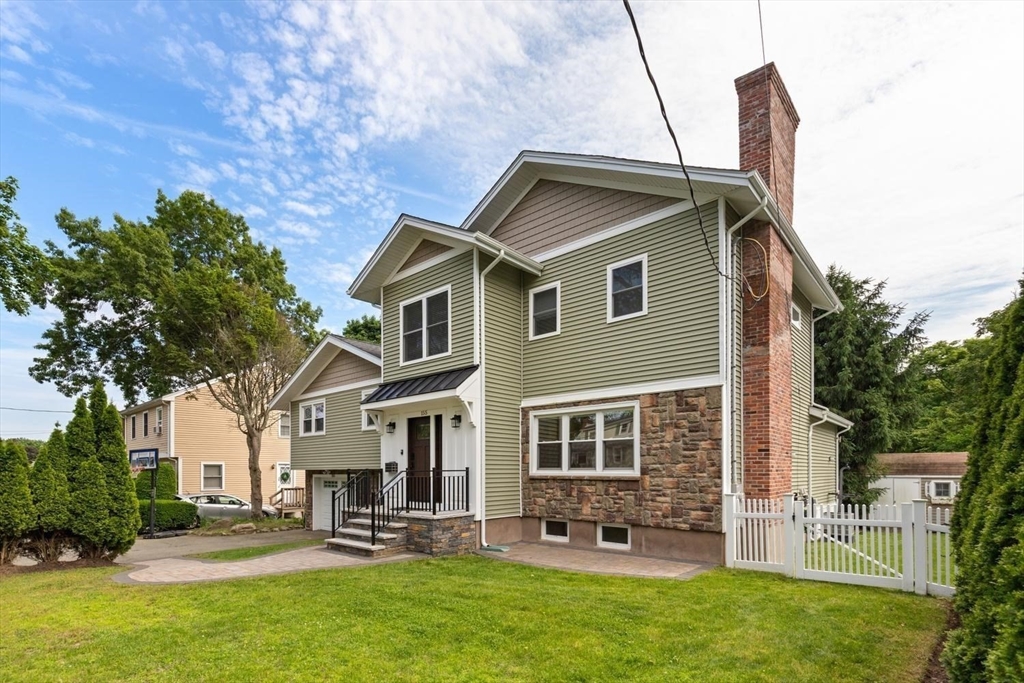 155 Adams Avenue Newton, MA 02465 - Photo 37 of 37 a front view of a house with a yard
